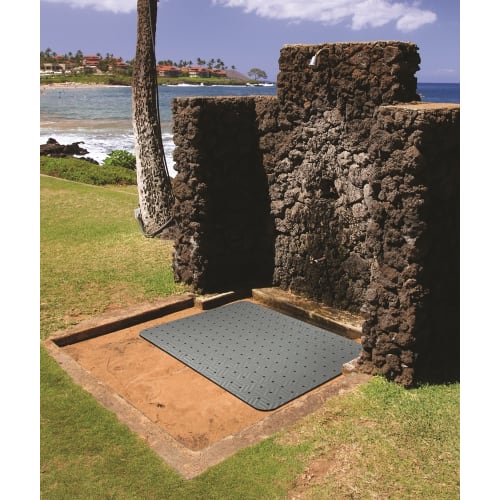 M+A Matting® Wet Step® 3x10 Wet Environment Mat, Grey
